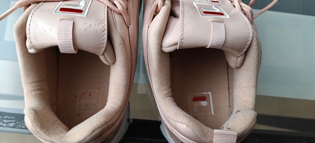 Sneakers Fila donna rosa/bianche