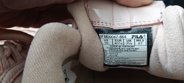 Sneakers Fila donna rosa/bianche