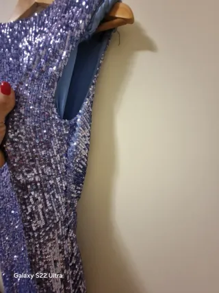 Abito Elisabetta Franchi cerimonia blu/argento