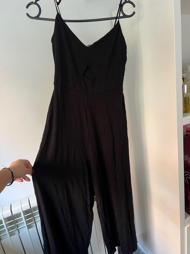 Mono largo tirantes negro