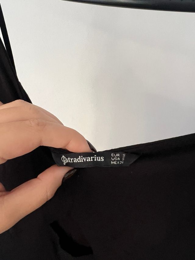 Mono largo tirantes negro