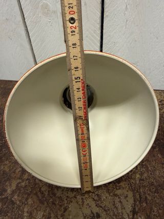 Candeeiro de teto vintage terracota