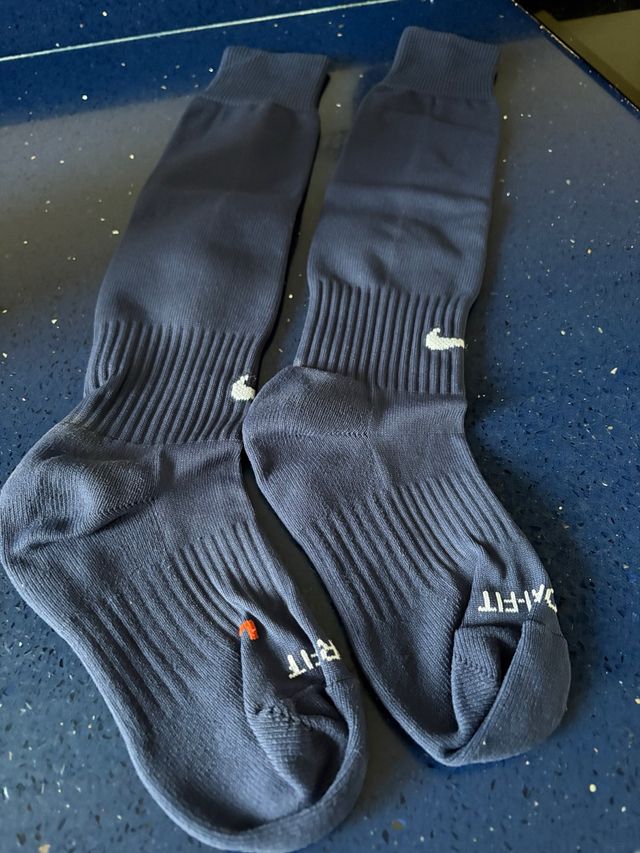 Medias de fútbol Nike Dri-FIT azul marino