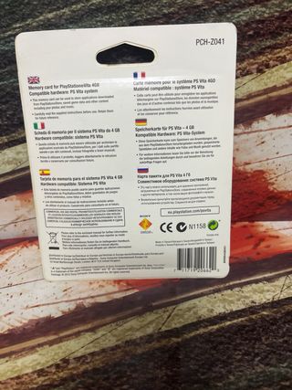 Carta di memoria PS Vita 4GB Sony