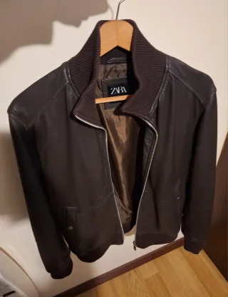 Chaqueta Zara Marrón Hombre