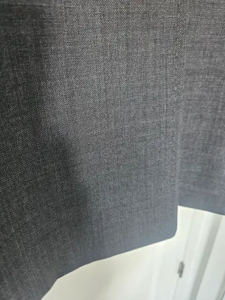 Traje ZARA mujer americana cruzada gris 36