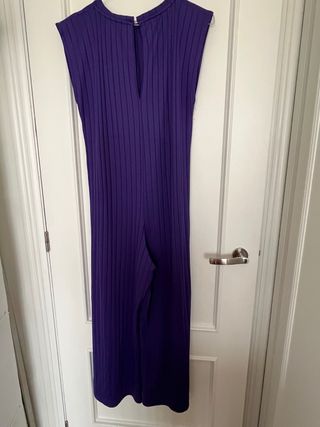 Mono Morado Punto Pierna Ancha