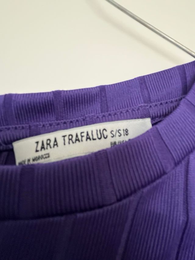 Mono Morado Punto Pierna Ancha