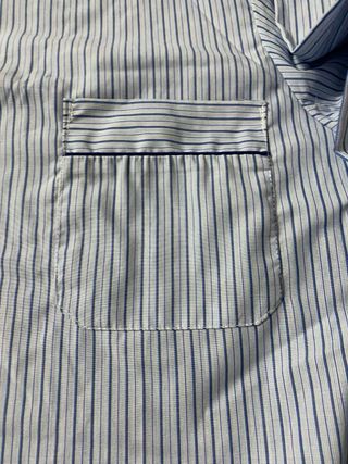 Pijama hombre rayas azul y blanco