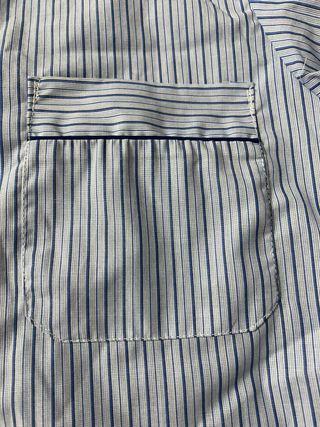 Pijama hombre rayas azul y blanco