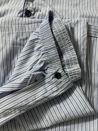 Pijama hombre rayas azul y blanco
