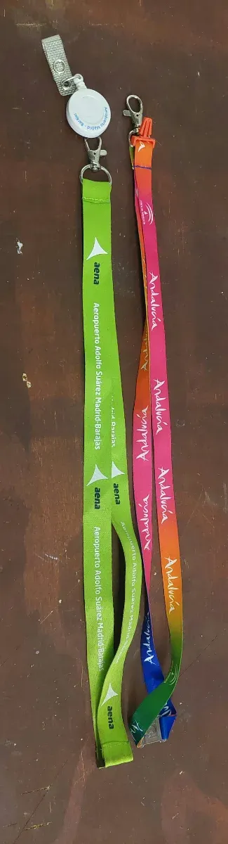 Lanyards Aena y Andalucía