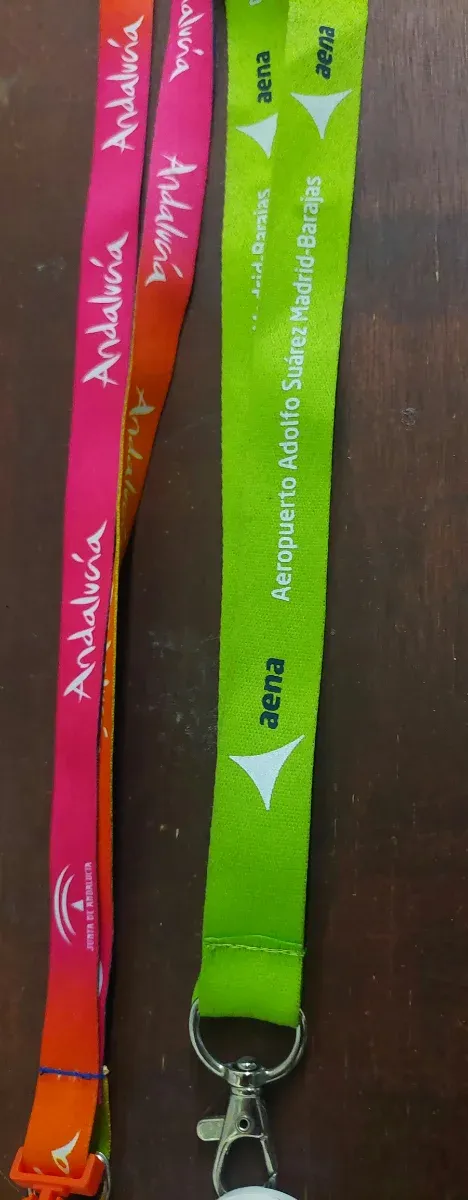 Lanyards Aena y Andalucía