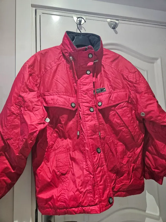 Chaqueta de esquí roja
