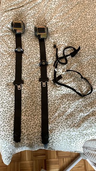 Cinturones seguridad 2ª fila Renault Trafic