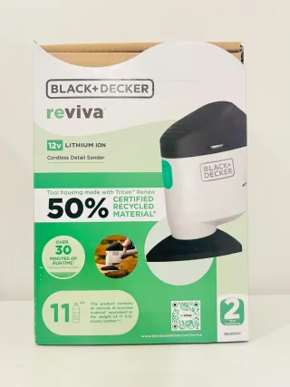 Lixadeira Black & Decker Reviva 12v - NOVA