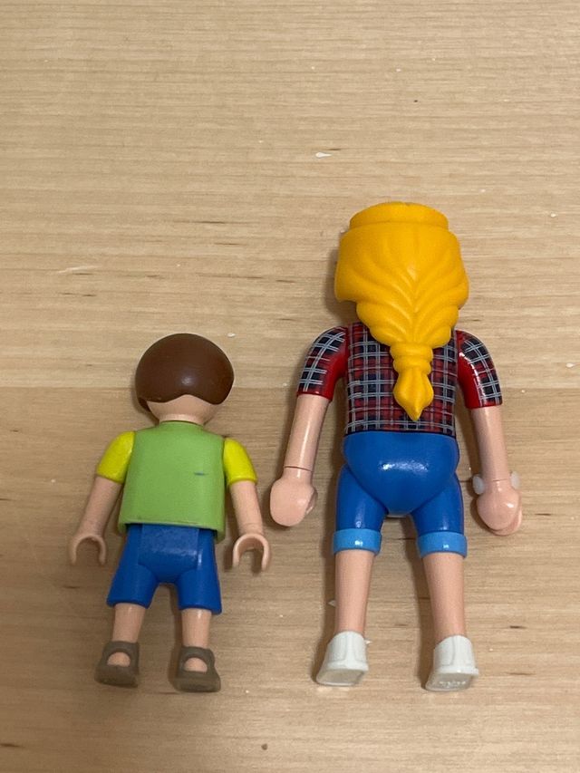 Playmobil árbol con columpio y figuras