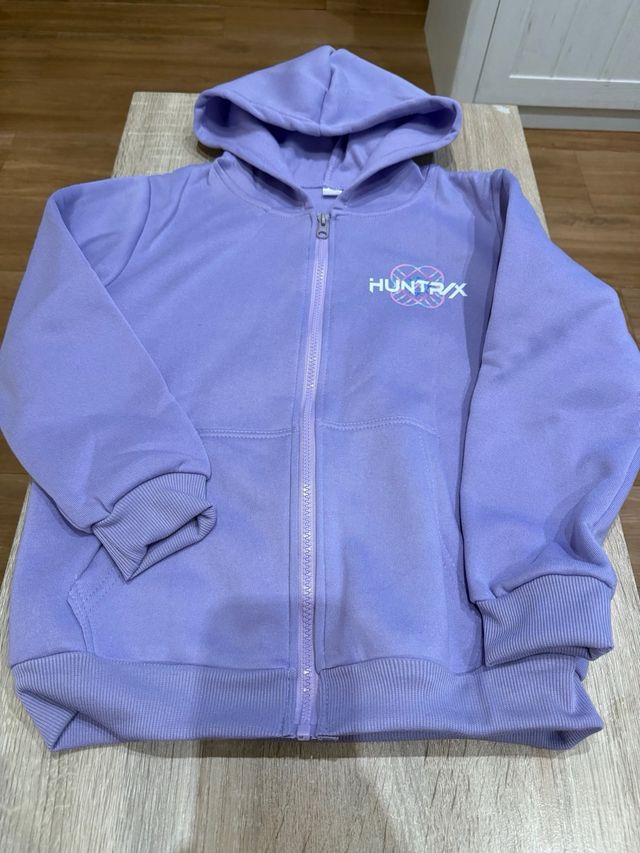 Sudadera Huntrix Morada con Cremallera