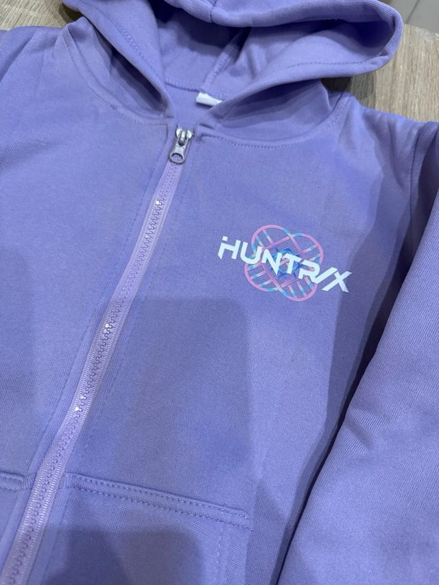 Sudadera Huntrix Morada con Cremallera