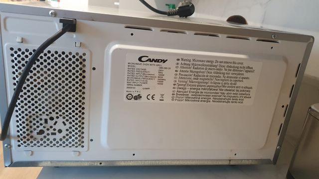Microondas Candy 25L Grill Inox