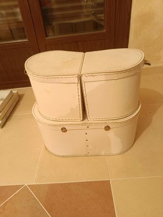 Cajas antiguas para sombreros ovaladas