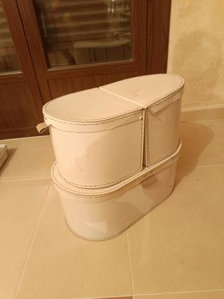 Cajas antiguas para sombreros ovaladas