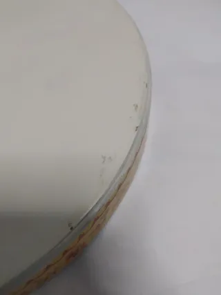 Bandeja redonda floral dorada