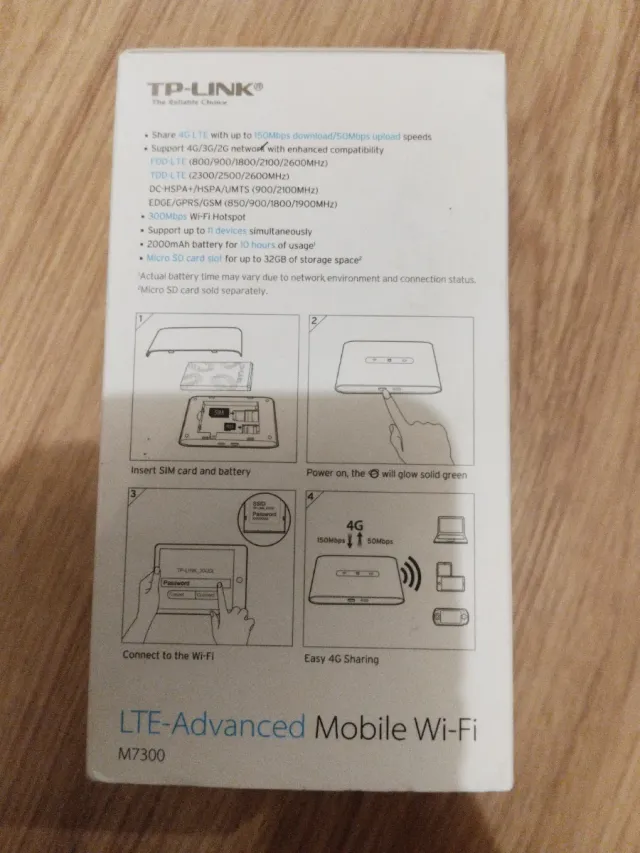 TP-Link M7300 4G LTE-Advanced Mobile Wi-Fi