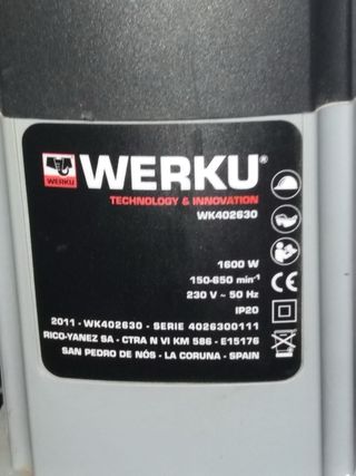 Batidora de obra WERKU