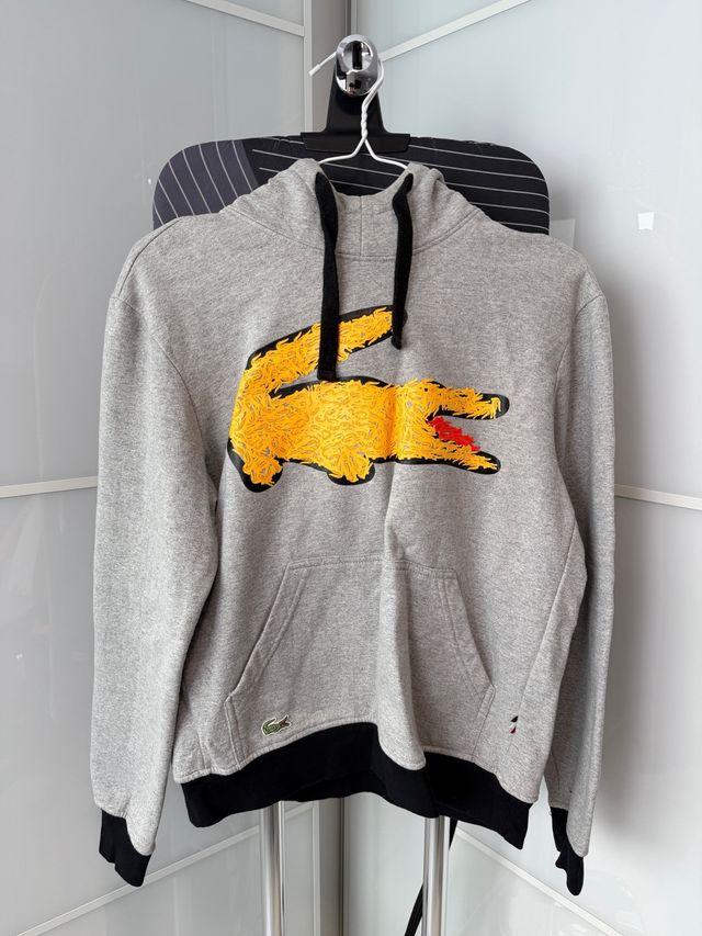 Sudadera Lacoste Gris Talla S