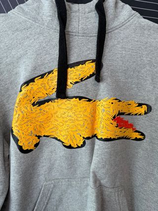 Sudadera Lacoste Gris Talla S