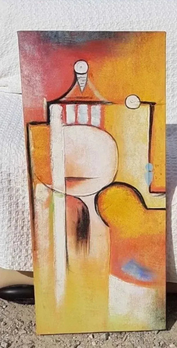 2 lienzos abstractos