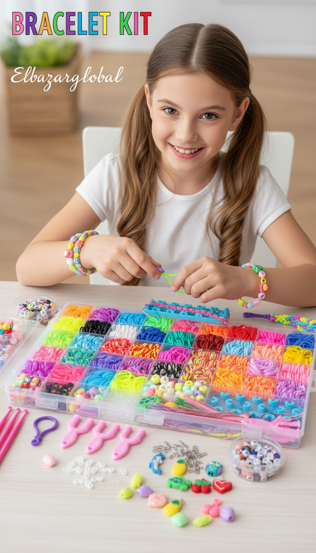 Kit Completo 3800+ Gomas Elásticas para Pulseras