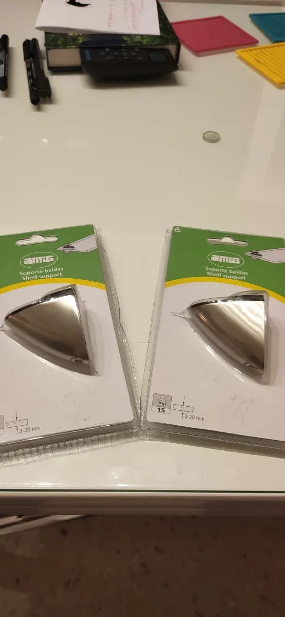 2 Soportes Estanteria de Baldas AMIG Profesional.