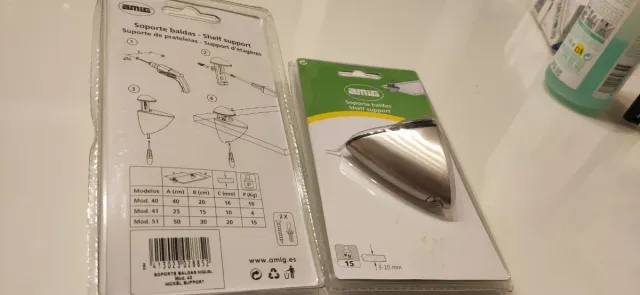 2 Soportes Estanteria de Baldas AMIG Profesional.