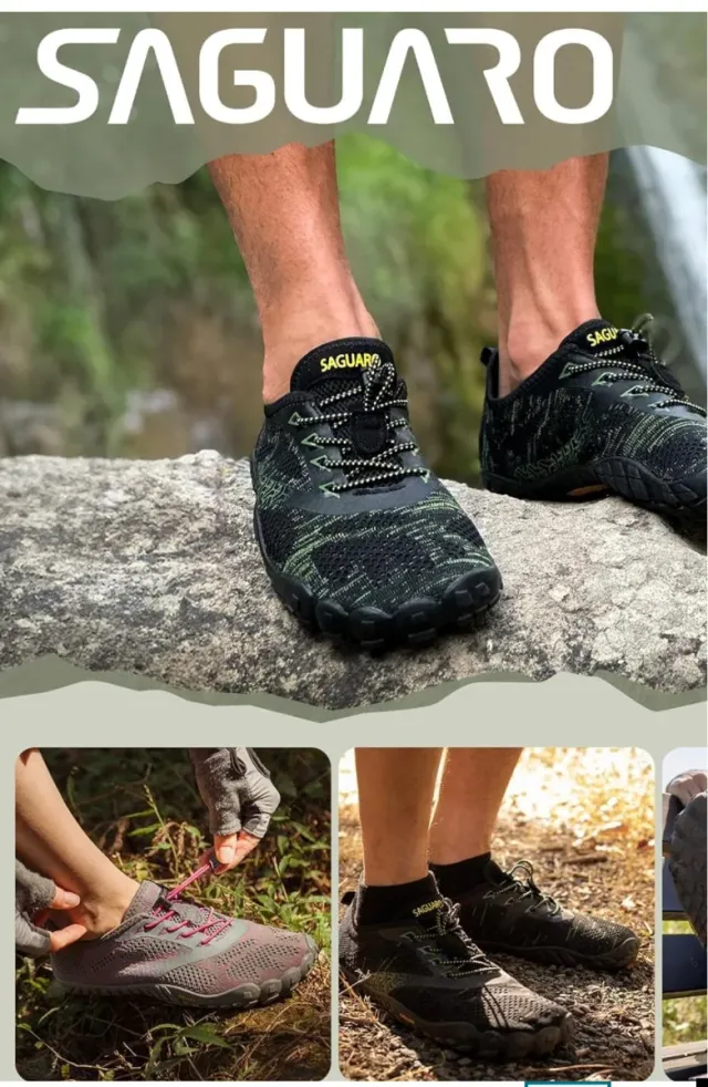 Zapatillas Saguaro Hombre Negras/Grises