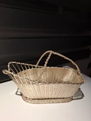 Cesto argentato per vino Christofle France coll-ga