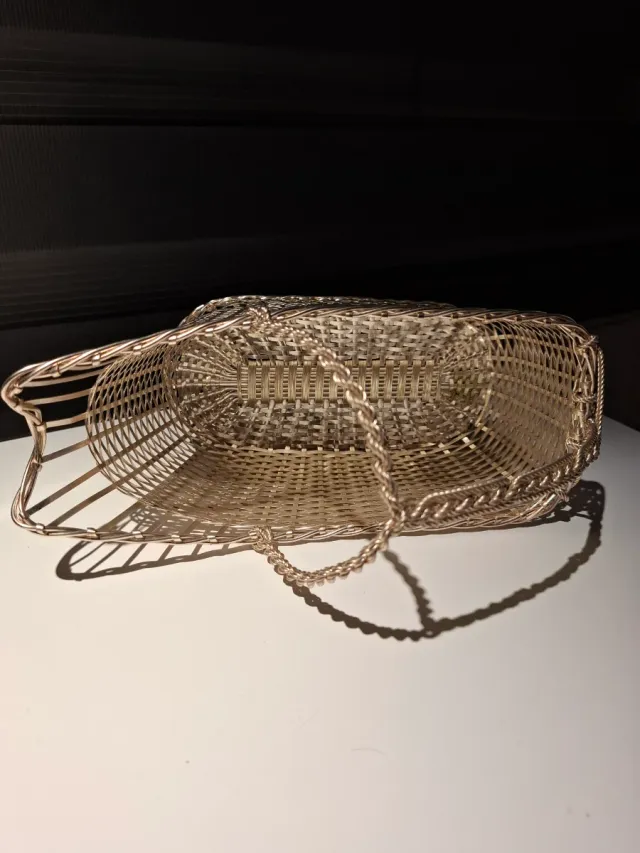 Cesto argentato per vino Christofle France coll-ga