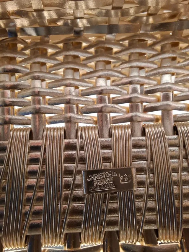 Cesto argentato per vino Christofle France coll-ga