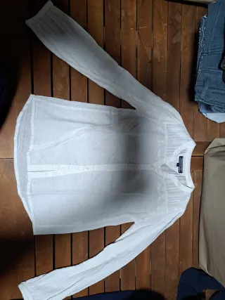 Blusa blanca niña para 8 años