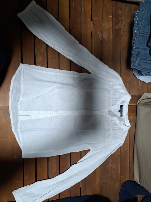 Blusa blanca niña para 8 años