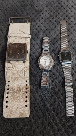 Relojes Fossil, Guess y Casio