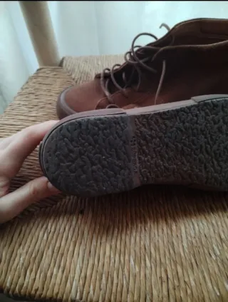 Botín Superga Marrón usados una única vez.