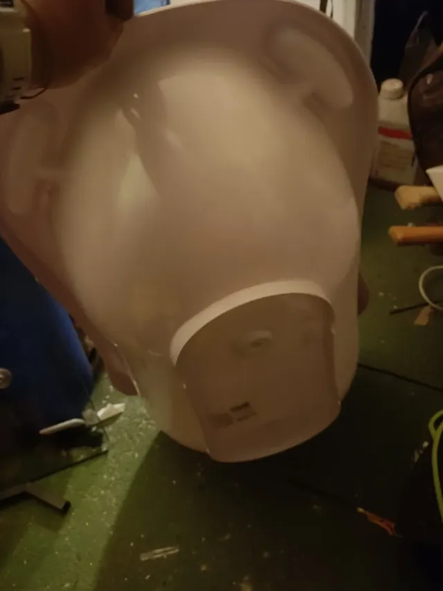 Bañera bebé blanca con estrellas