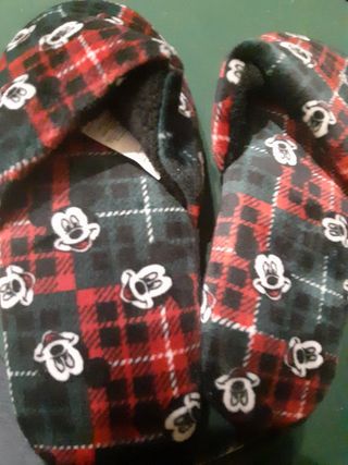 Zapatillas Casa Mickey Mouse Talla Única Nuevas
