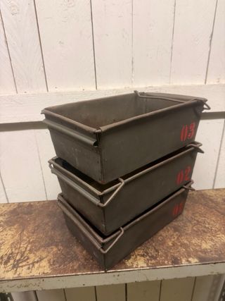 Caixas metálicas Vintage