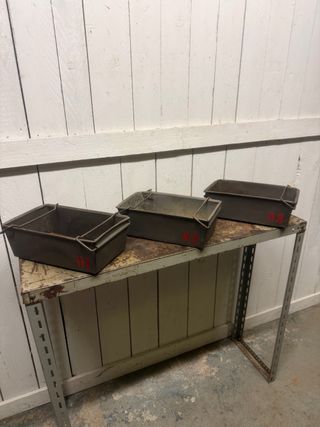 Caixas metálicas Vintage