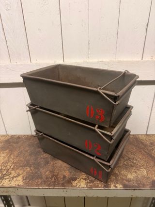 Caixas metálicas Vintage