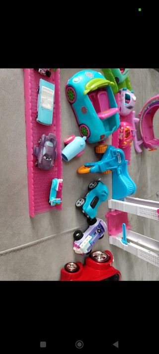 Set giochi bimbi: elicottero, macchinine, pista