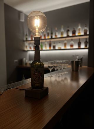 Lampada artigianale Gin Del Professore